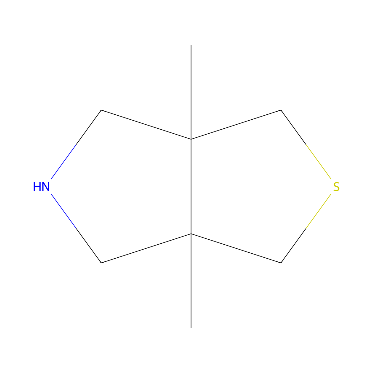 (3aR,6aS)-3a,6a-dimethyl-hexahydro-1H-thieno[3,4-c]pyrrole molecular structure, CAS 2248183-83-5