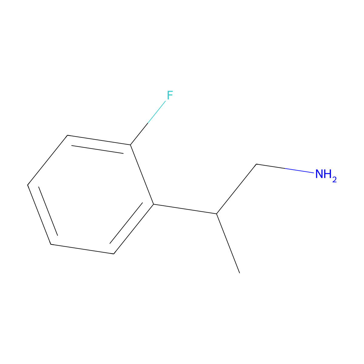 (2S)-2-(2-fluorophenyl)propan-1-amine molecular structure, CAS 2248200-72-6