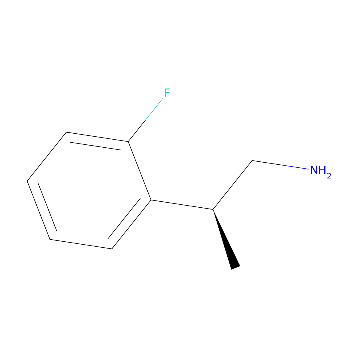 (2S)-2-(2-fluorophenyl)propan-1-amine molecular structure, CAS 2248200-72-6