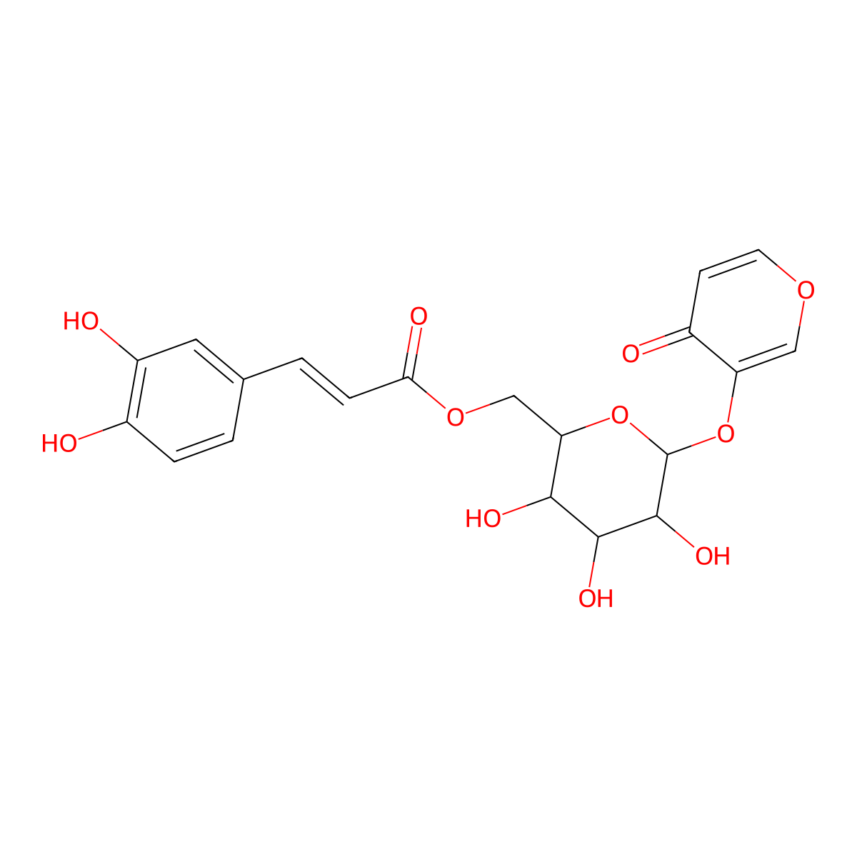 Erigeside I molecular structure, CAS 224824-74-2