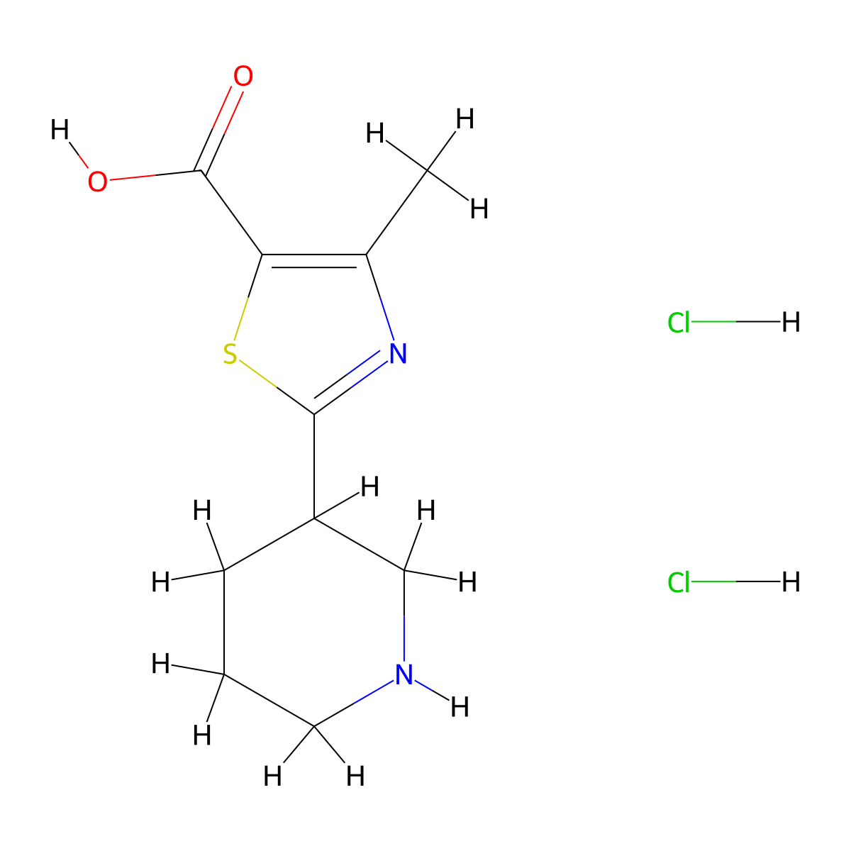 4-Methyl-2-(piperidin-3-yl)-1,3-thiazole-5-carboxylic acid dihydrochloride molecular structure, CAS 2248246-29-7