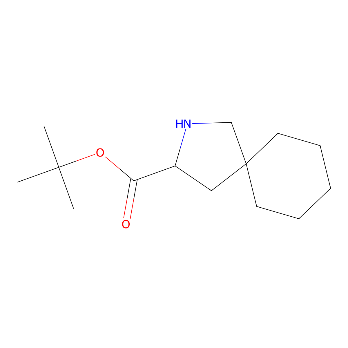 Tert-butyl 2-azaspiro[4.5]decane-3-carboxylate molecular structure, CAS 2248257-45-4