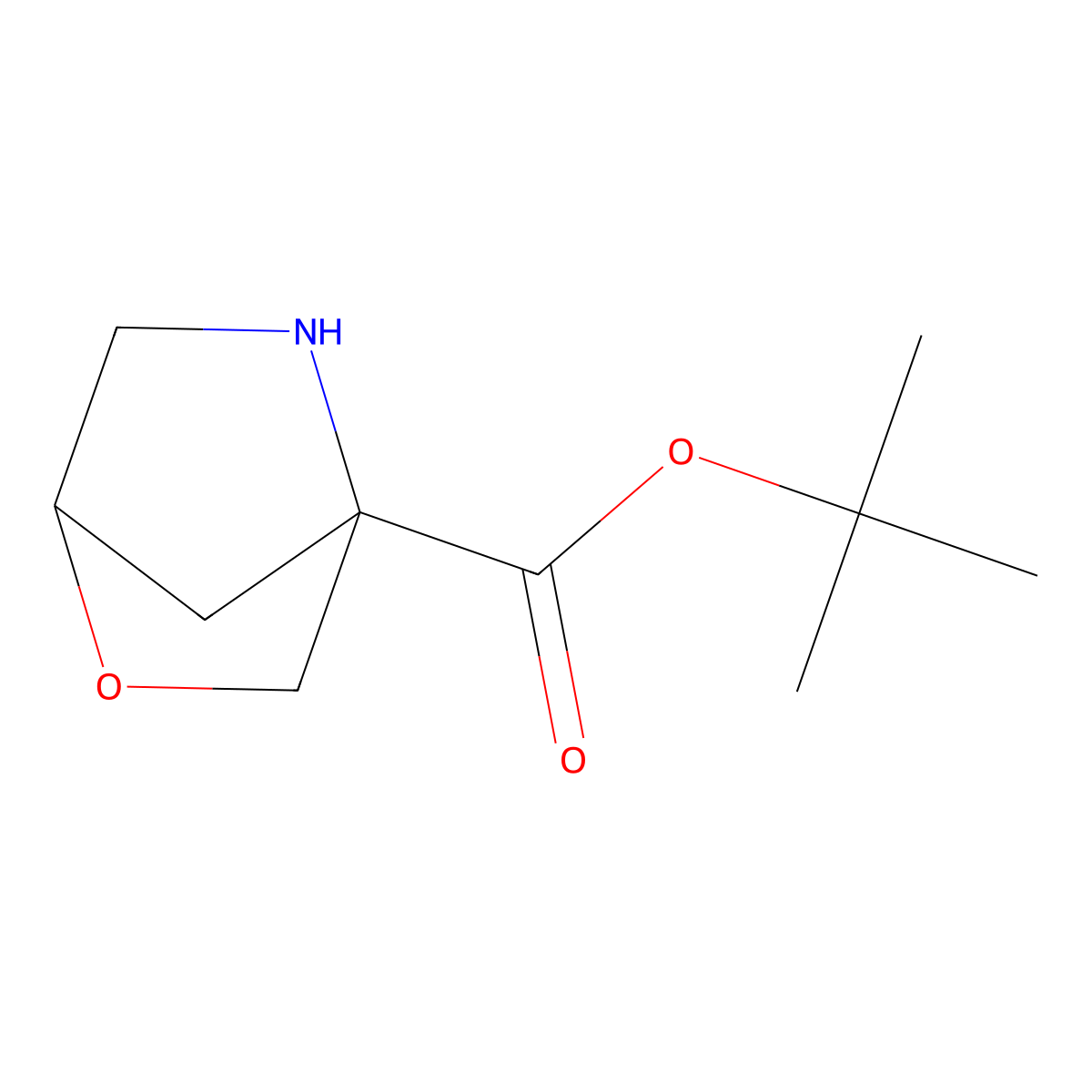 tert-Butyl 2-oxa-5-azabicyclo[2.2.1]heptane-4-carboxylate molecular structure, CAS 2248257-94-3