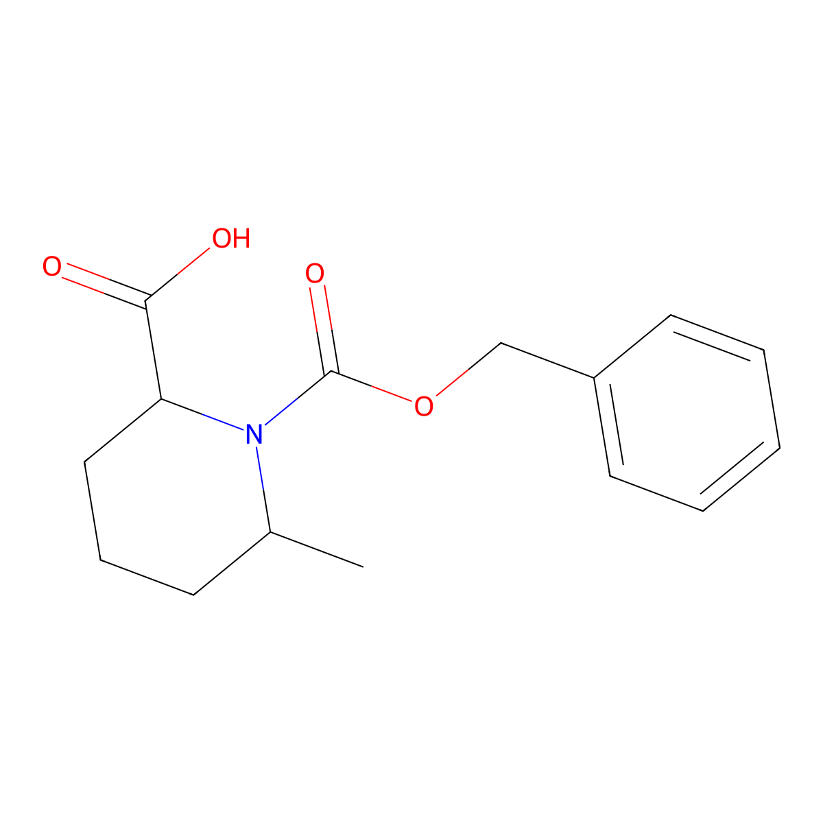 1-[(Benzyloxy)carbonyl]-6-methylpiperidine-2-carboxylic acid molecular structure, CAS 2248258-27-5