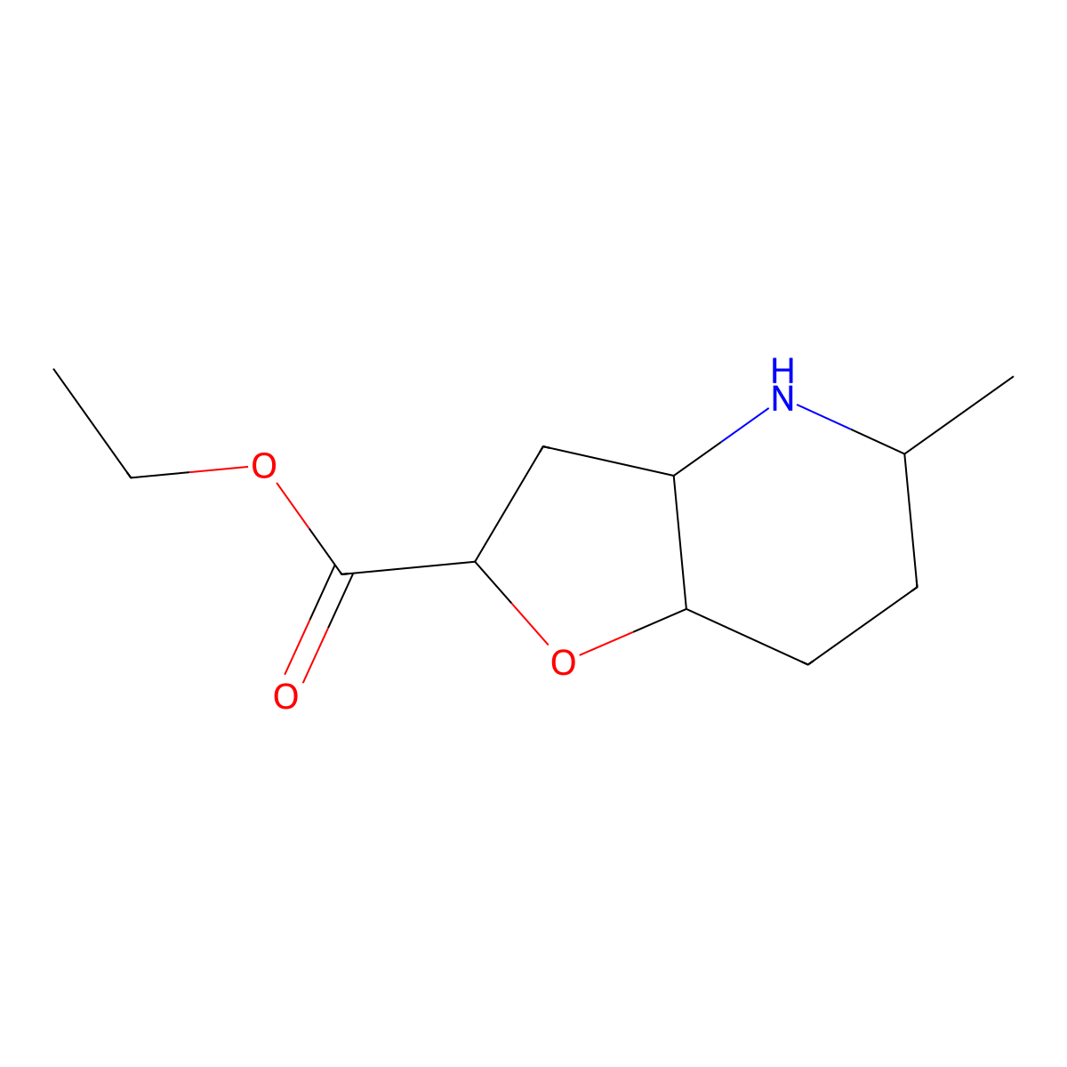 Ethyl 5-methyl-octahydrofuro[3,2-b]pyridine-2-carboxylate molecular structure, CAS 2248258-40-2