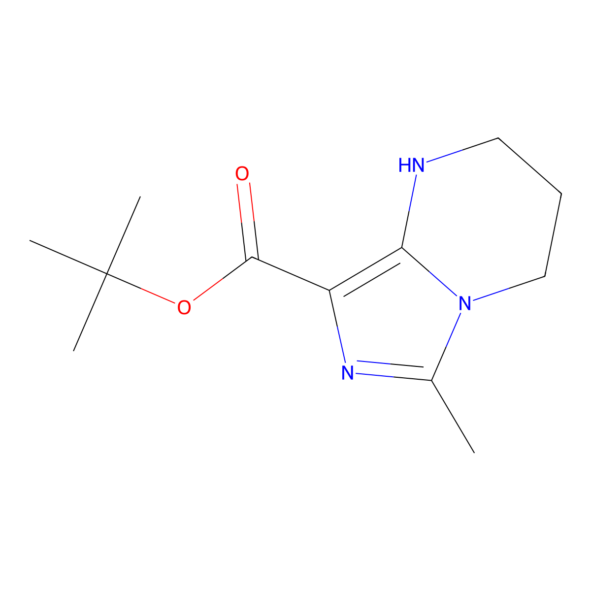 tert-butyl 6-methyl-1H,2H,3H,4H-imidazo[1,5-a]pyrimidine-8-carboxylate molecular structure, CAS 2248273-04-1