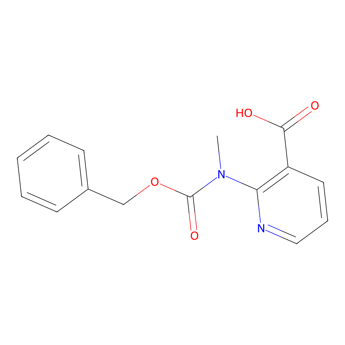 2-{[(Benzyloxy)carbonyl](methyl)amino}pyridine-3-carboxylic acid molecular structure, CAS 2248277-80-5