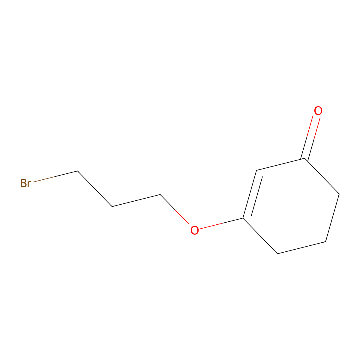 3-(3-Bromopropoxy)cyclohex-2-en-1-one molecular structure, CAS 2248280-43-3