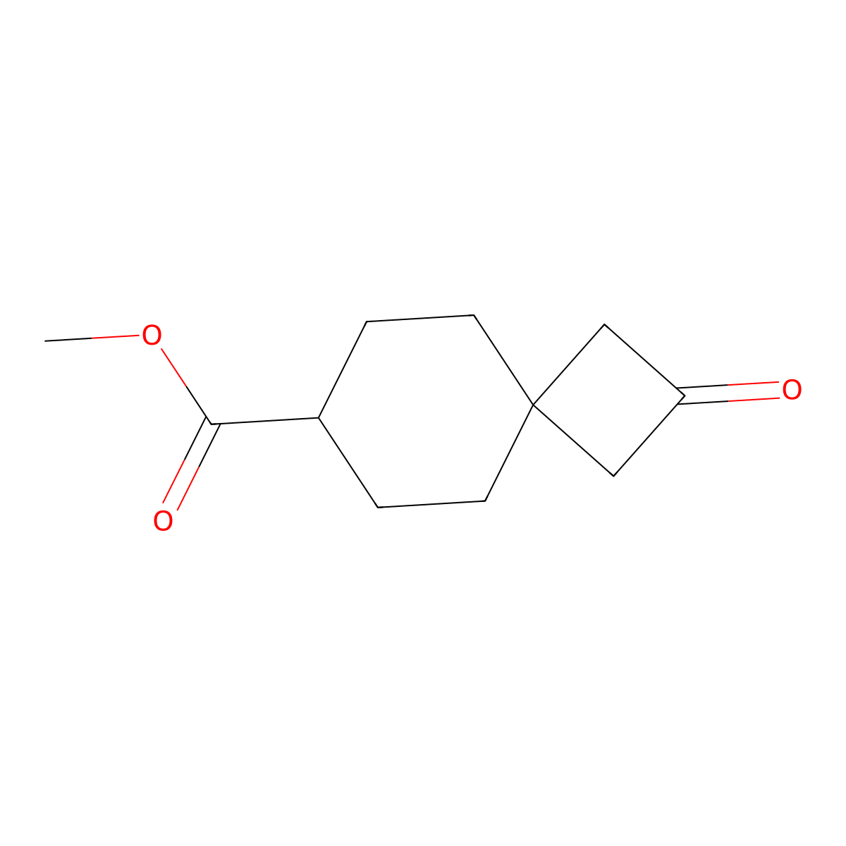 Methyl 2-oxospiro[3.5]nonane-7-carboxylate molecular structure, CAS 2248281-16-3