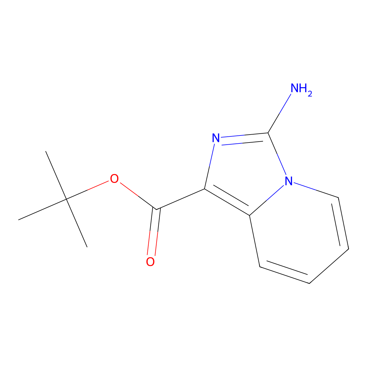 Tert-butyl 3-aminoimidazo[1,5-a]pyridine-1-carboxylate molecular structure, CAS 2248281-51-6