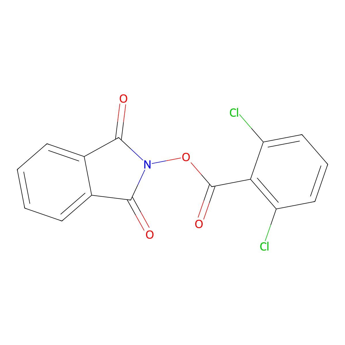 1,3-Dihydro-1,3-dioxo-2H-isoindol-2-YL 2,6-dichlorobenzoate molecular structure, CAS 2248284-29-7