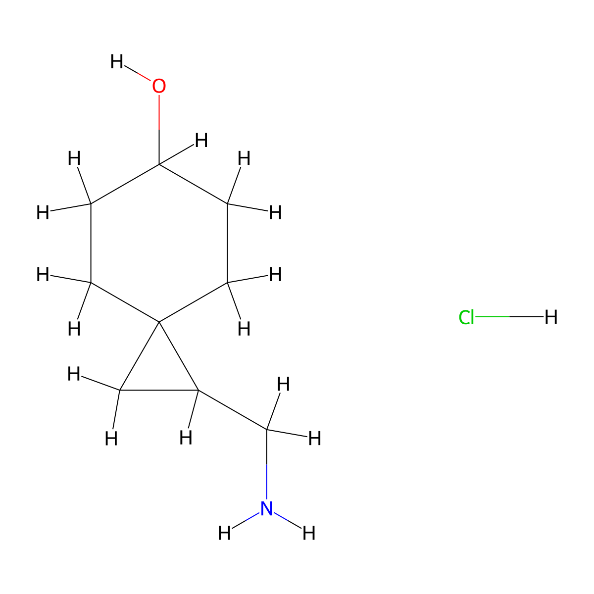 1-(Aminomethyl)spiro[2.5]octan-6-ol hydrochloride molecular structure, CAS 2248290-92-6