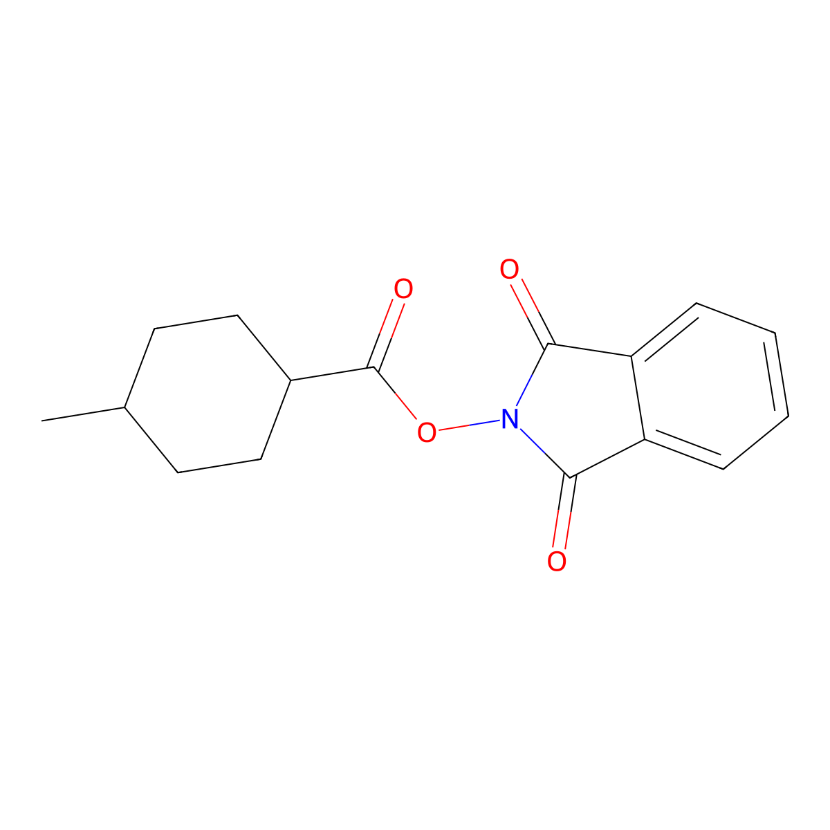 1,3-Dioxo-2,3-dihydro-1H-isoindol-2-yl 4-methylcyclohexane-1-carboxylate molecular structure, CAS 2248291-41-8