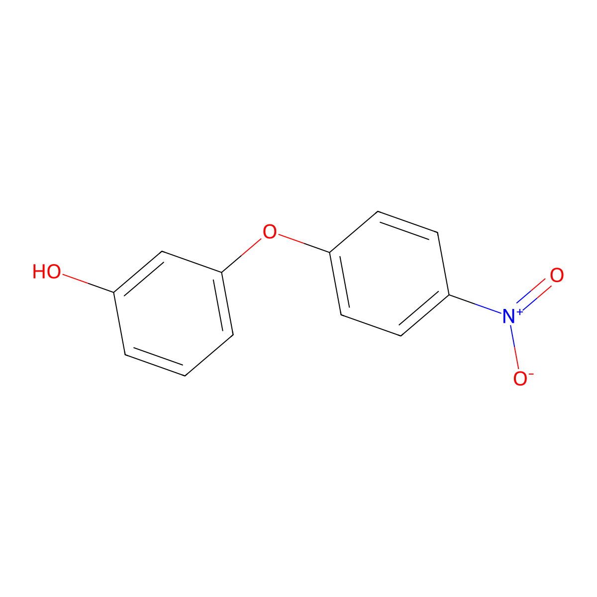 3-(4-Nitro-phenoxy)-phenol molecular structure, CAS 22483-31-4