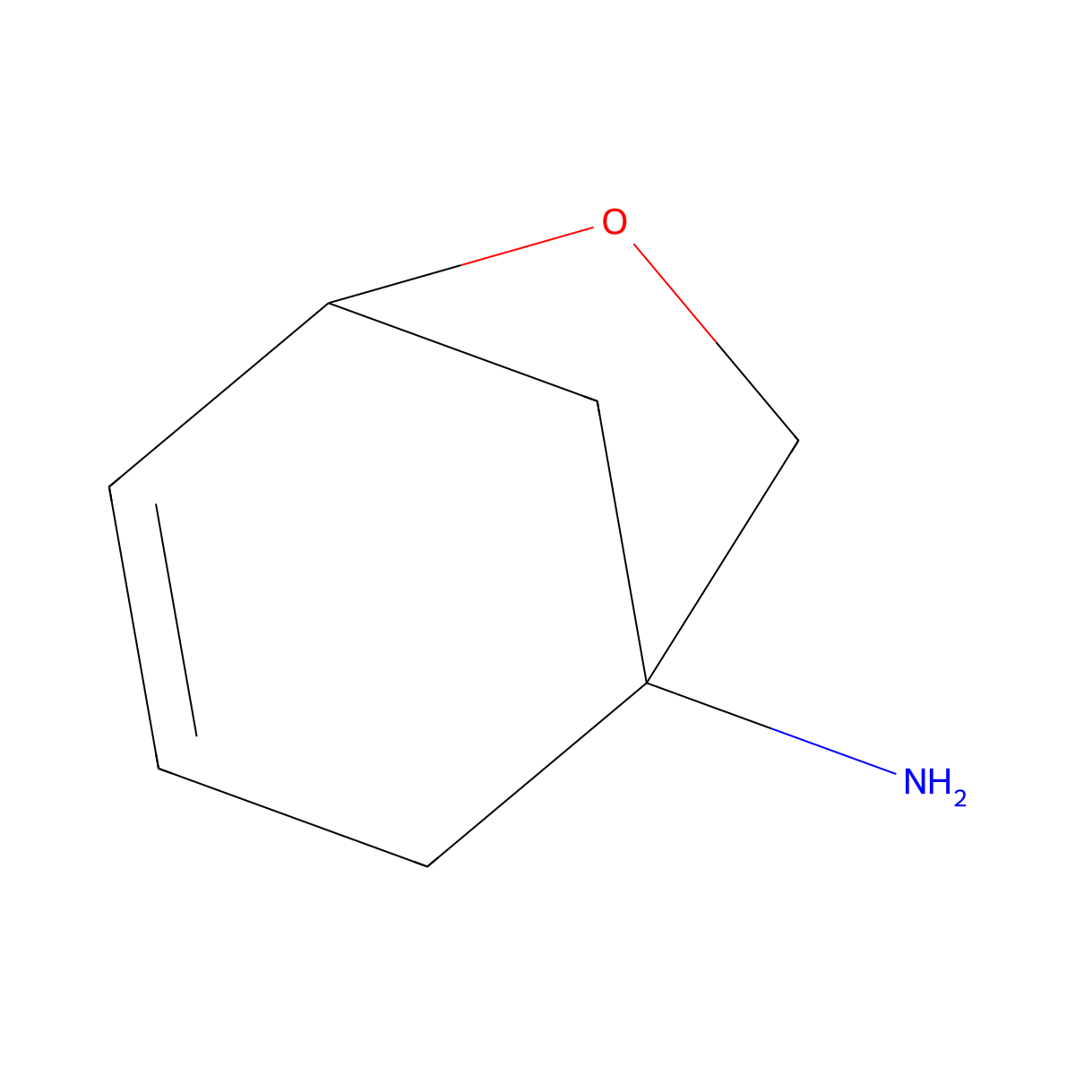 6-Oxabicyclo[3.2.1]oct-3-en-1-amine molecular structure, CAS 2248301-49-5
