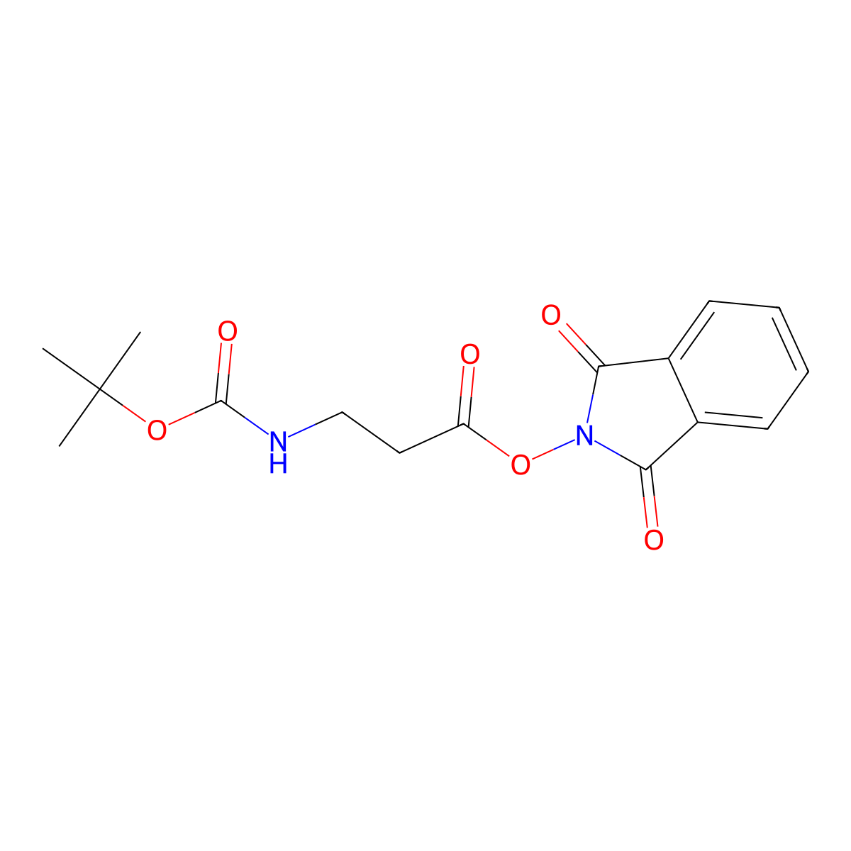1,3-dioxo-2,3-dihydro-1H-isoindol-2-yl 3-{[(tert-butoxy)carbonyl]amino}propanoate molecular structure, CAS 2248301-51-9