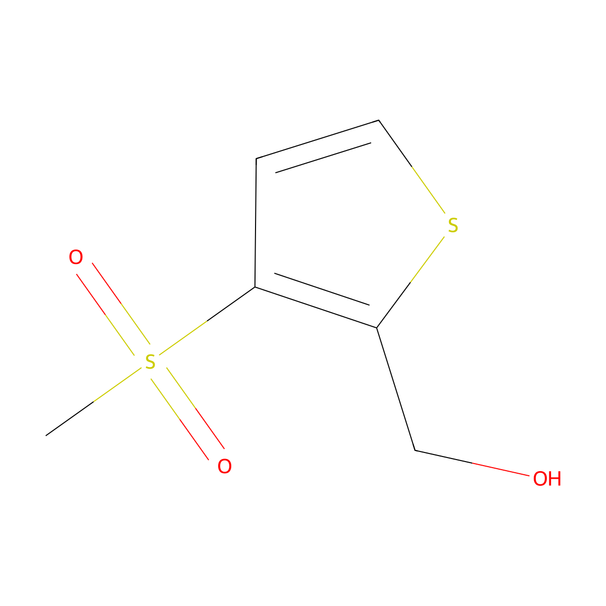 (3-Methanesulfonylthiophen-2-yl)methanol molecular structure, CAS 2248313-04-2