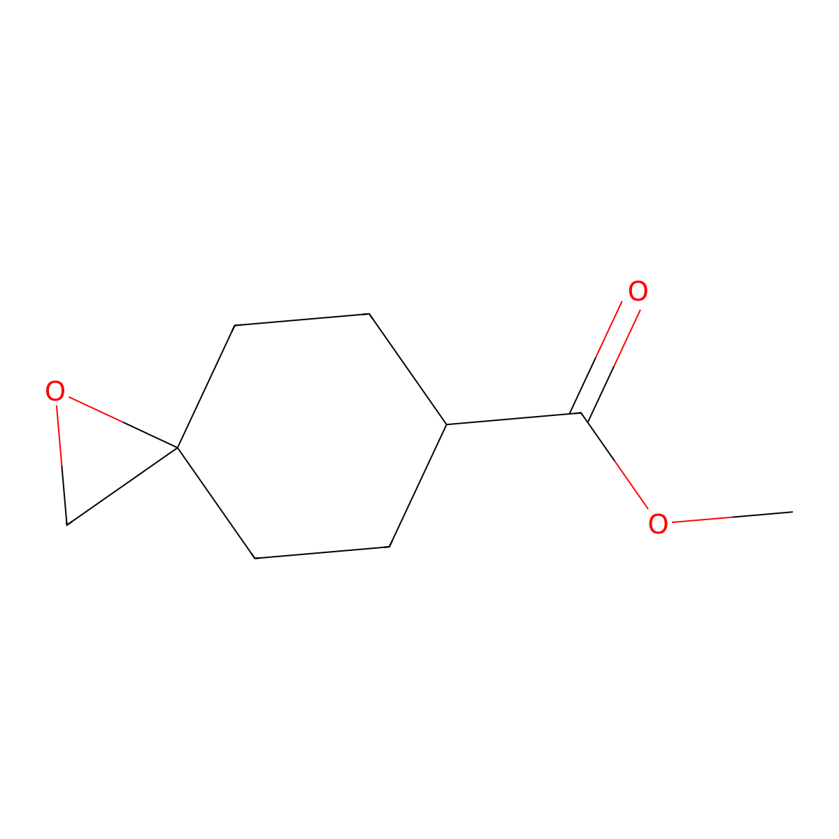 Methyl 1-oxaspiro[2.5]octane-6-carboxylate molecular structure, CAS 2248315-97-9