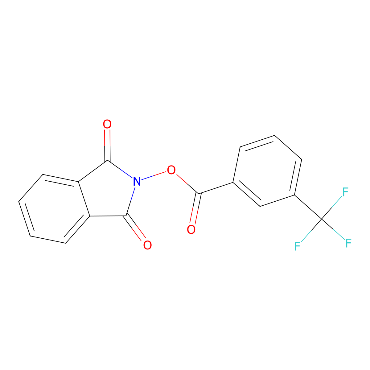 1,3-dioxo-2,3-dihydro-1H-isoindol-2-yl 3-(trifluoromethyl)benzoate molecular structure, CAS 2248319-97-1