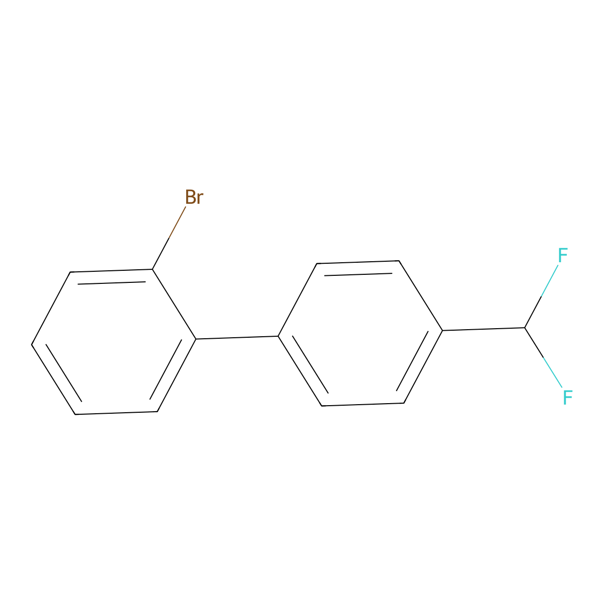 1-(2-Bromophenyl)-4-(difluoromethyl)benzene molecular structure, CAS 2248323-74-0