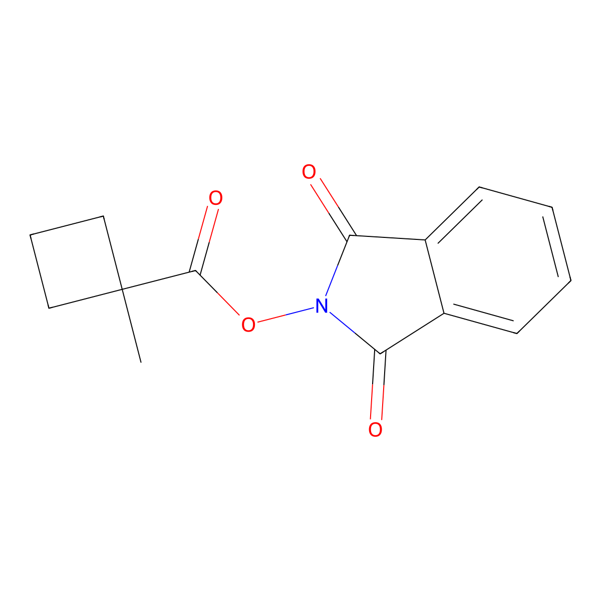1,3-Dioxoisoindolin-2-YL 1-methylcyclobutane-1-carboxylate molecular structure, CAS 2248326-94-3