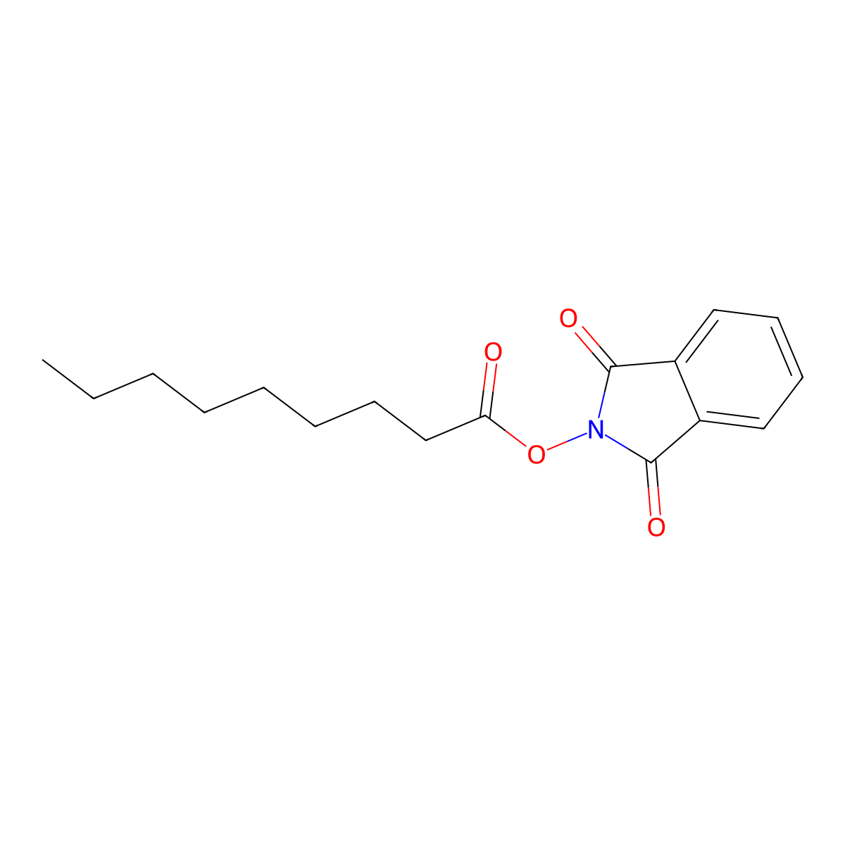 1,3-dioxo-2,3-dihydro-1H-isoindol-2-yl nonanoate molecular structure, CAS 2248328-91-6