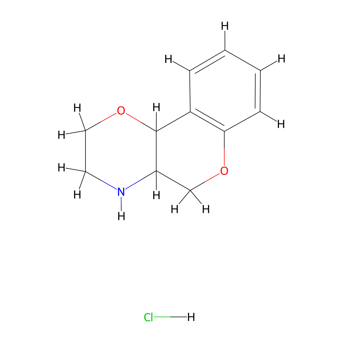 3,9-Dioxa-6-azatricyclo[8.4.0.0,2,7]tetradeca-1(14),10,12-triene hydrochloride molecular structure, CAS 2248330-73-4