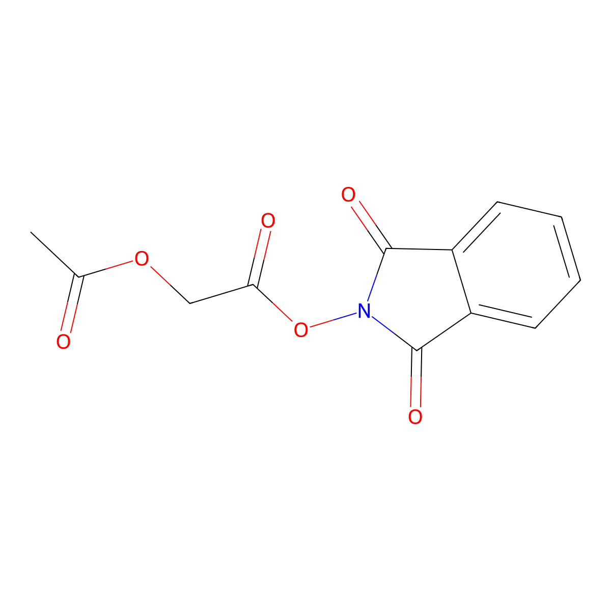 1,3-Dioxoisoindolin-2-YL 2-acetoxyacetate molecular structure, CAS 2248331-00-0