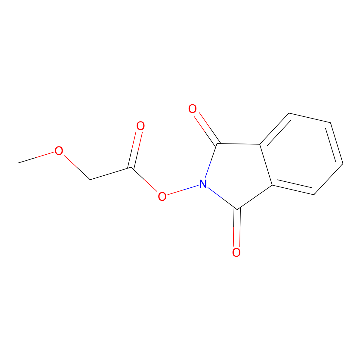1,3-Dioxoisoindolin-2-YL 2-methoxyacetate molecular structure, CAS 2248345-93-7