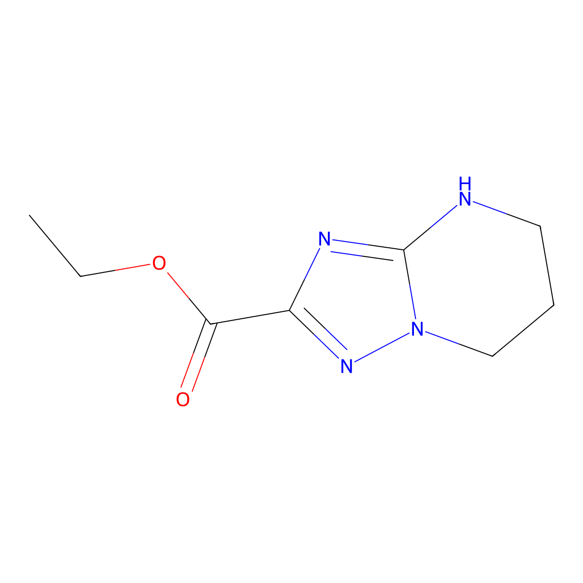 ethyl 4H,5H,6H,7H-[1,2,4]triazolo[1,5-a]pyrimidine-2-carboxylate molecular structure, CAS 2248347-17-1
