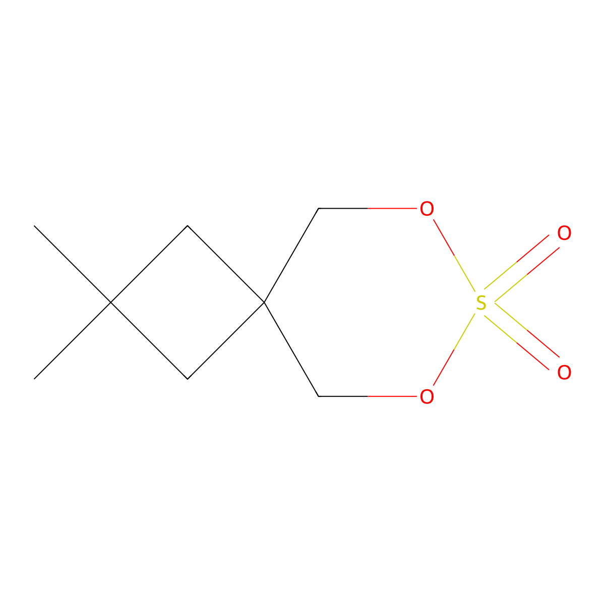 2,2-Dimethyl-6,8-dioxa-7lambda6-thiaspiro[3.5]nonane-7,7-dione molecular structure, CAS 2248349-54-2