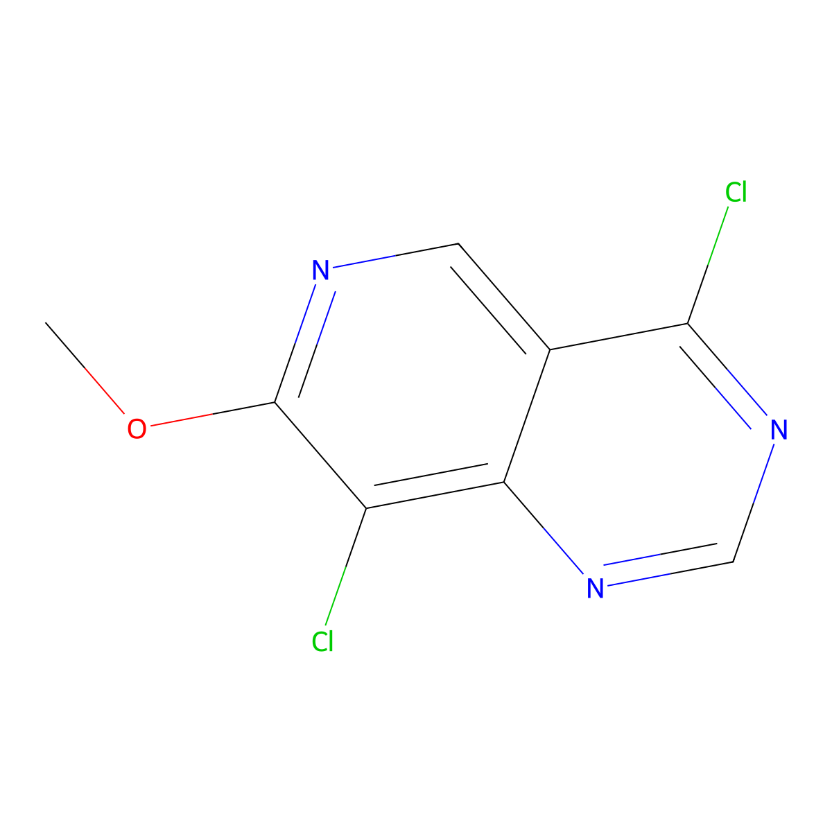 4,8-Dichloro-7-methoxypyrido[4,3-d]pyrimidine molecular structure, CAS 2248350-95-8