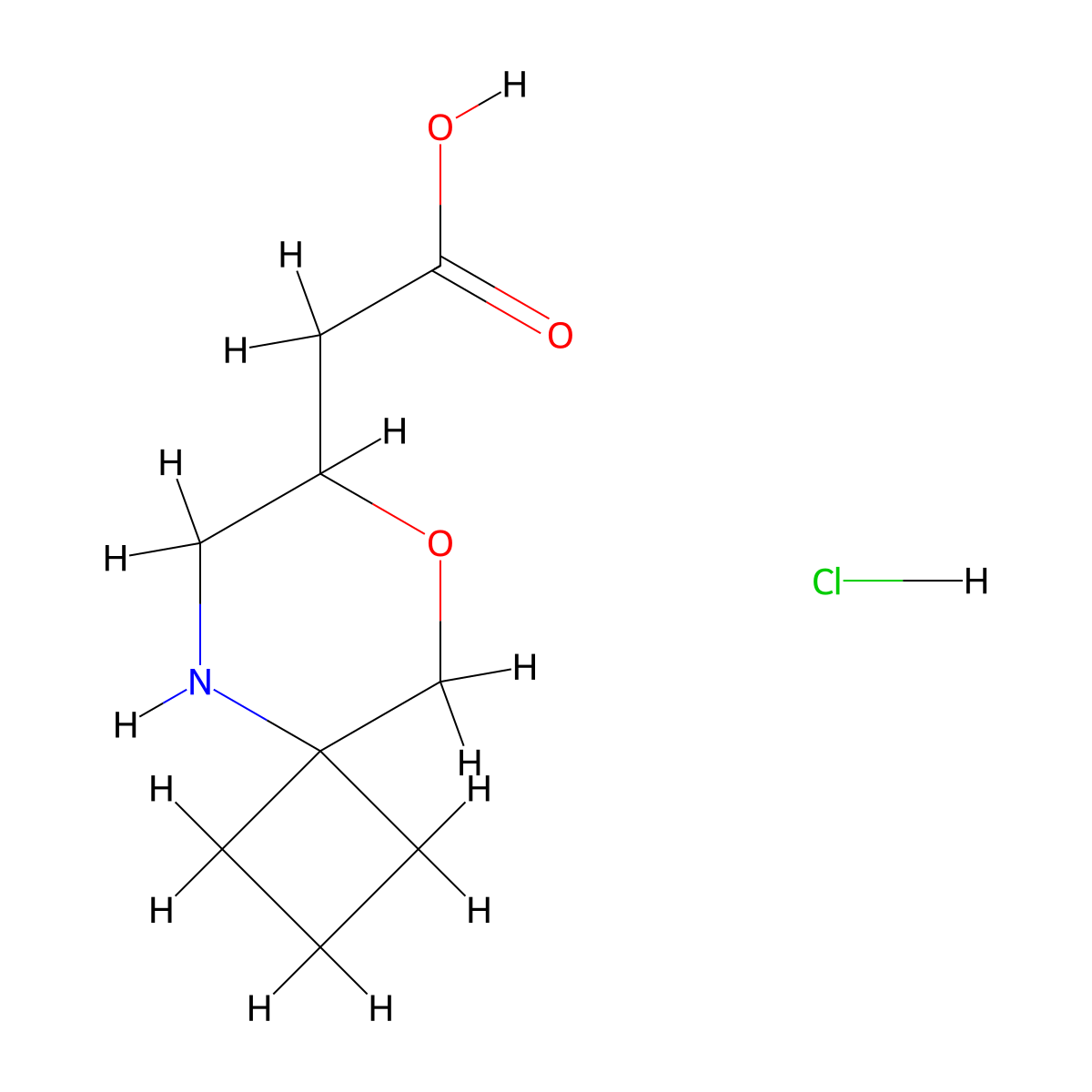 2-{8-Oxa-5-azaspiro[3.5]nonan-7-yl}acetic acid hydrochloride molecular structure, CAS 2248352-24-9