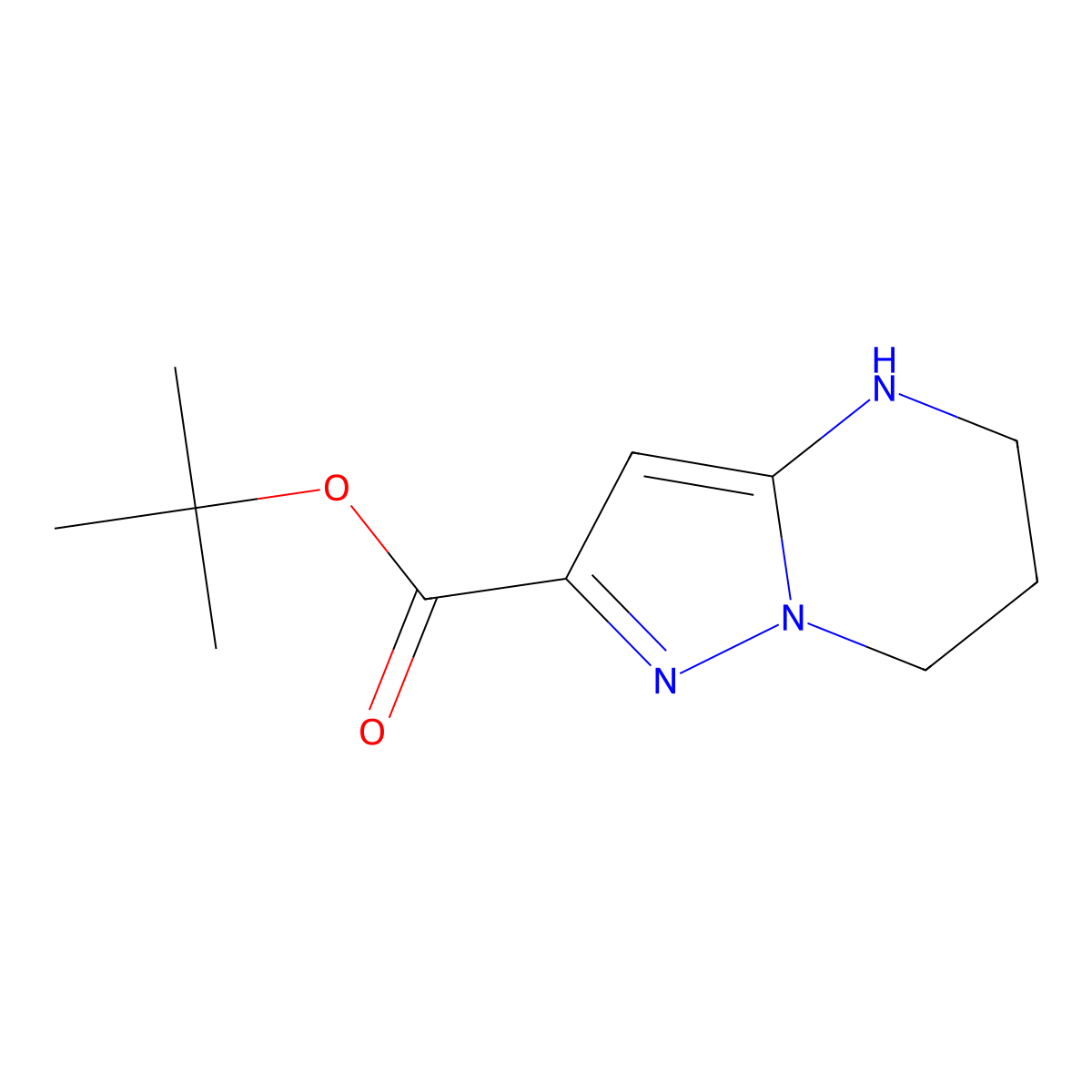 tert-butyl 4H,5H,6H,7H-pyrazolo[1,5-a]pyrimidine-2-carboxylate molecular structure, CAS 2248353-42-4