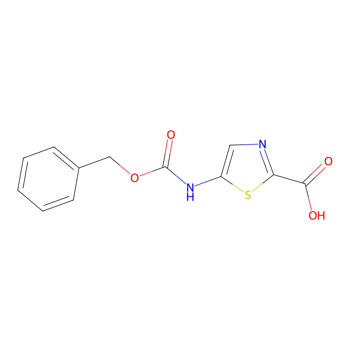 5-{[(Benzyloxy)carbonyl]amino}-1,3-thiazole-2-carboxylic acid molecular structure, CAS 2248354-44-9