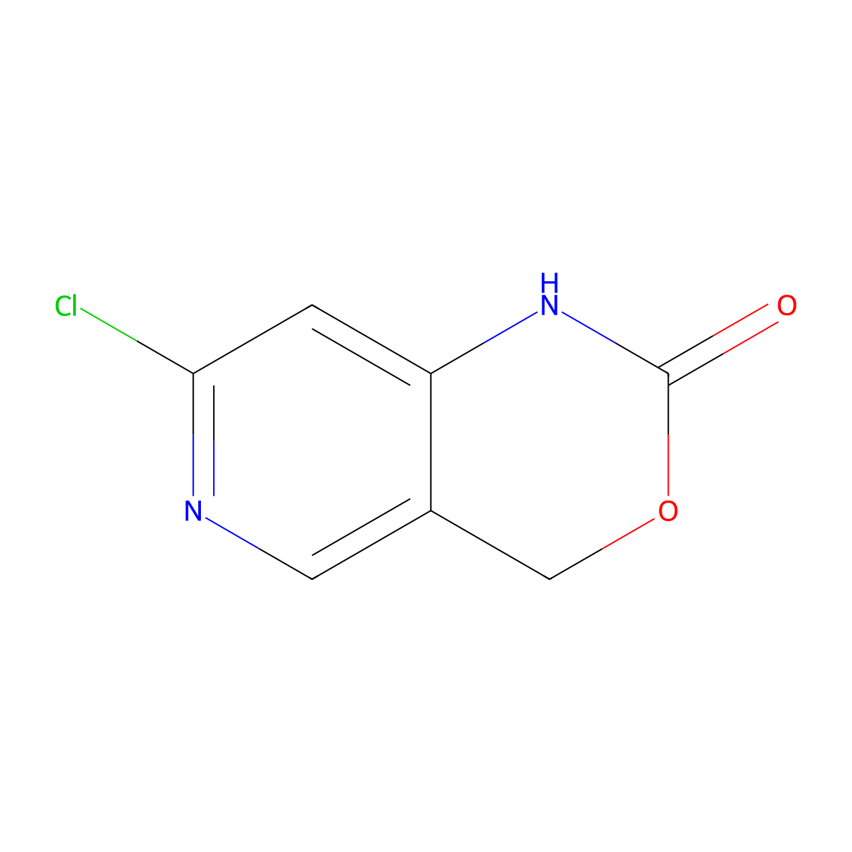 7-chloro-1H,2H,4H-pyrido[4,3-d][1,3]oxazin-2-one molecular structure, CAS 2248357-22-2