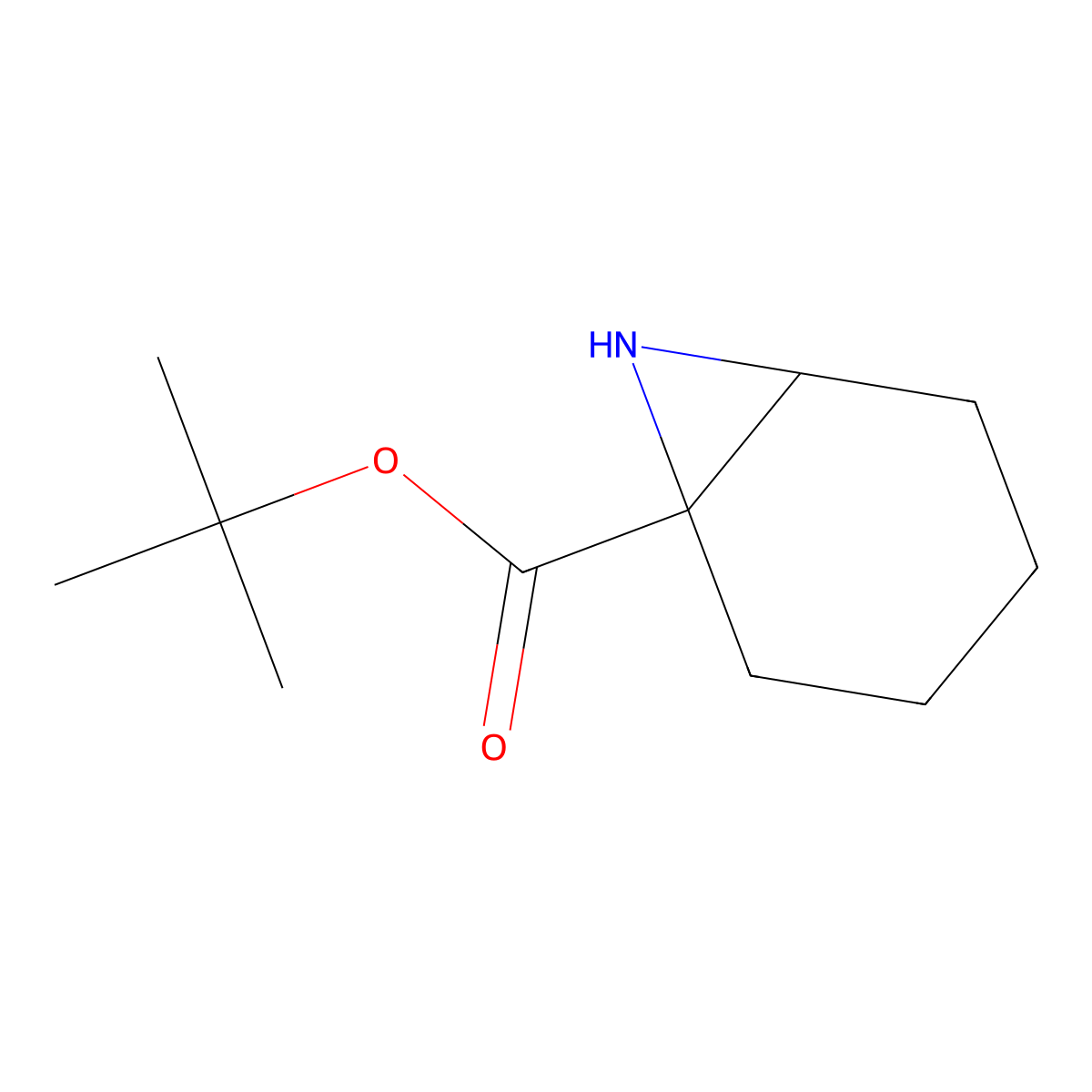 Tert-butyl 7-azabicyclo[4.1.0]heptane-1-carboxylate molecular structure, CAS 2248367-06-6