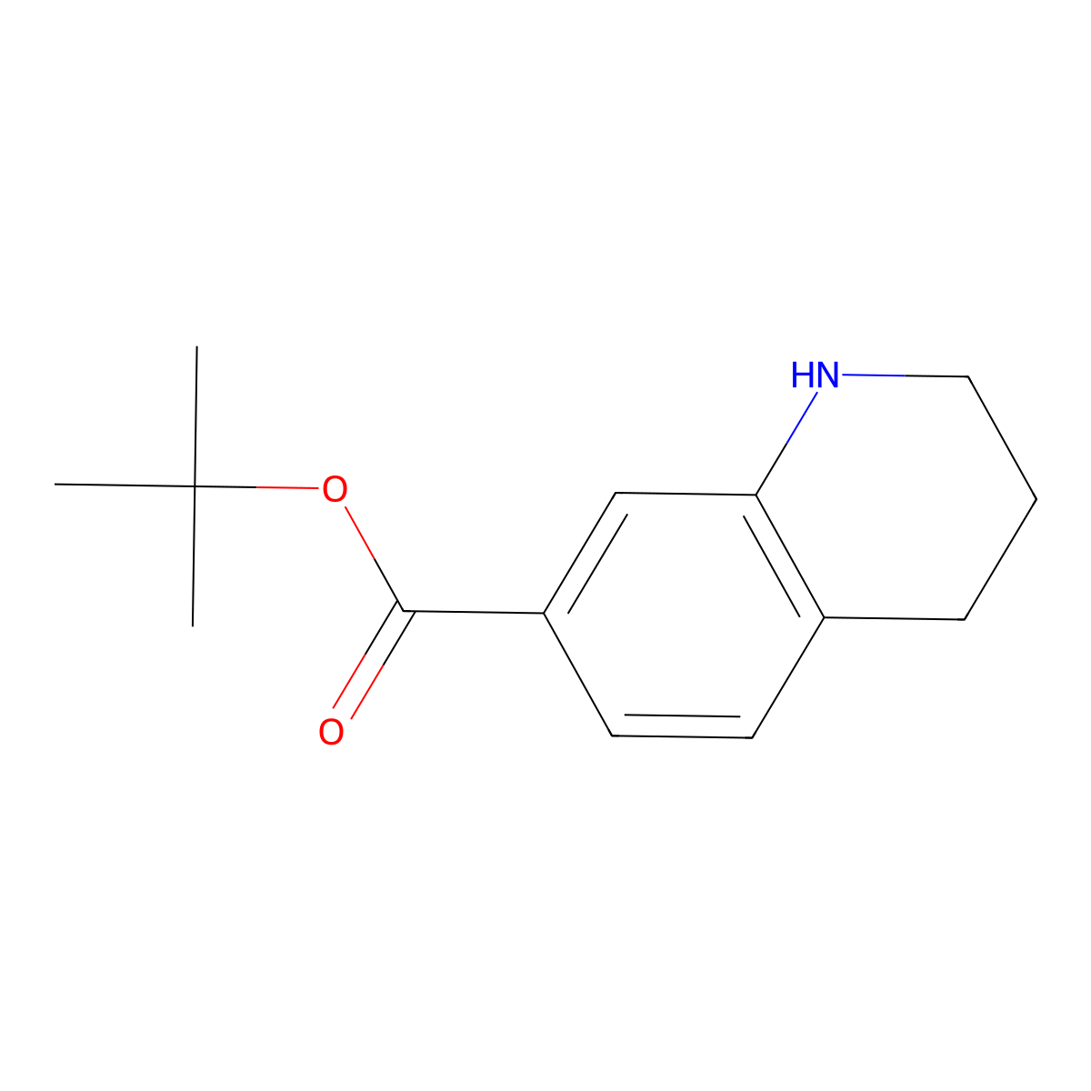 tert-Butyl 1,2,3,4-tetrahydroquinoline-7-carboxylate molecular structure, CAS 2248370-44-5