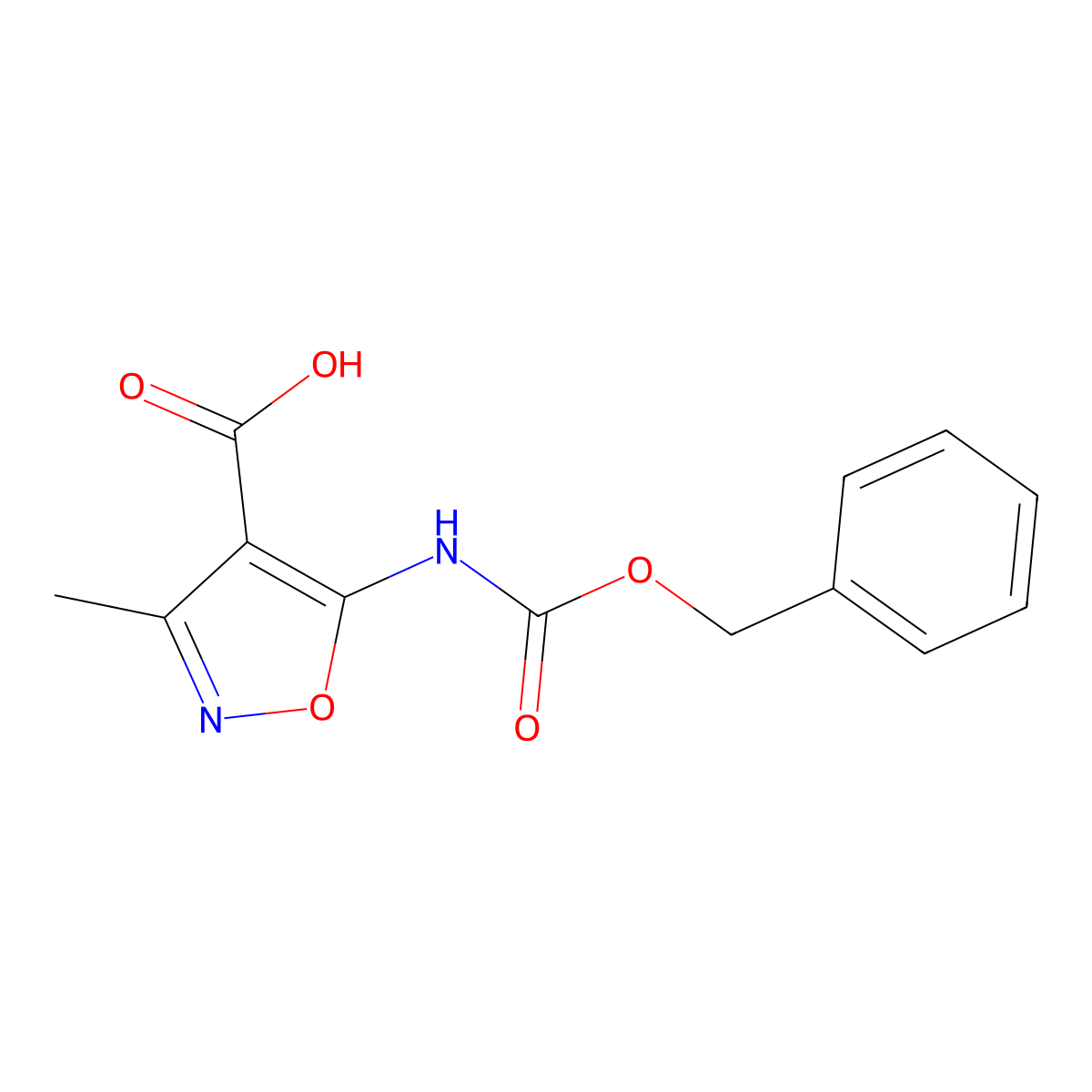 5-{[(Benzyloxy)carbonyl]amino}-3-methyl-1,2-oxazole-4-carboxylic acid molecular structure, CAS 2248372-01-0
