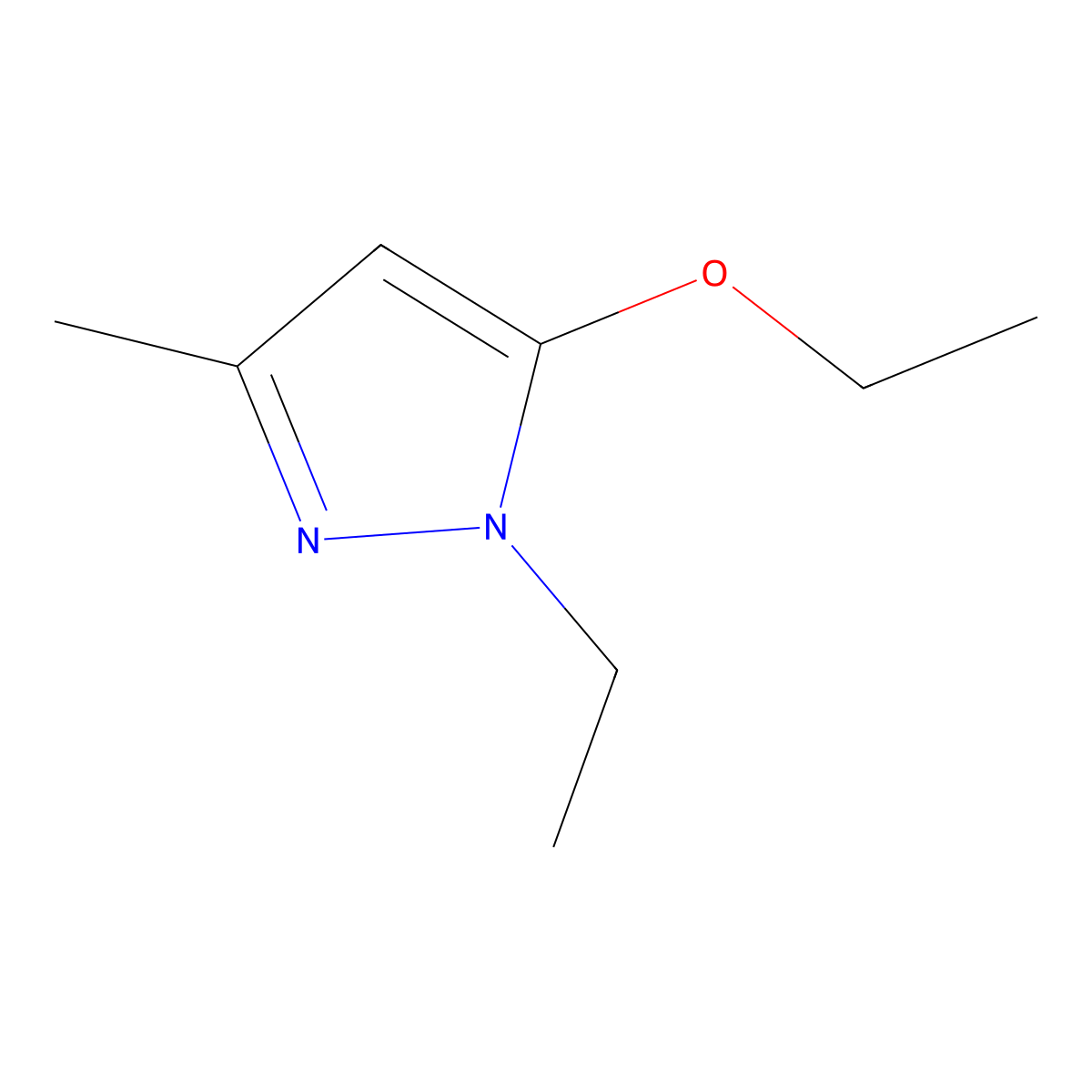 5-ethoxy-1-ethyl-3-methyl-1H-pyrazole molecular structure, CAS 2248373-20-6
