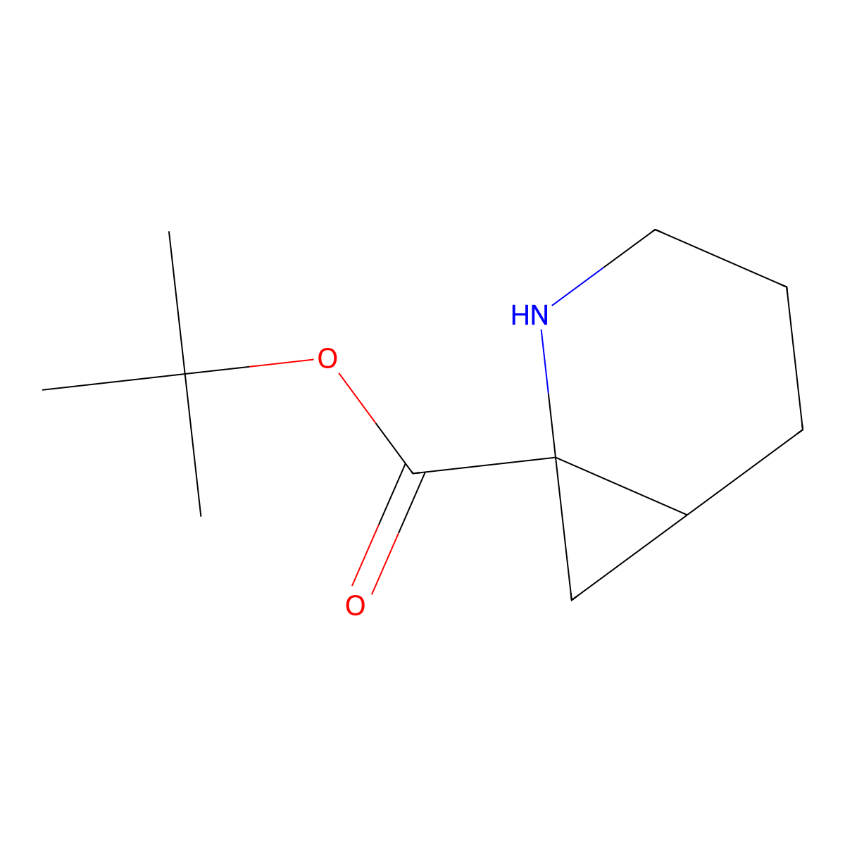 rac-tert-butyl (1R,6S)-2-azabicyclo[4.1.0]heptane-1-carboxylate molecular structure, CAS 2248379-64-6