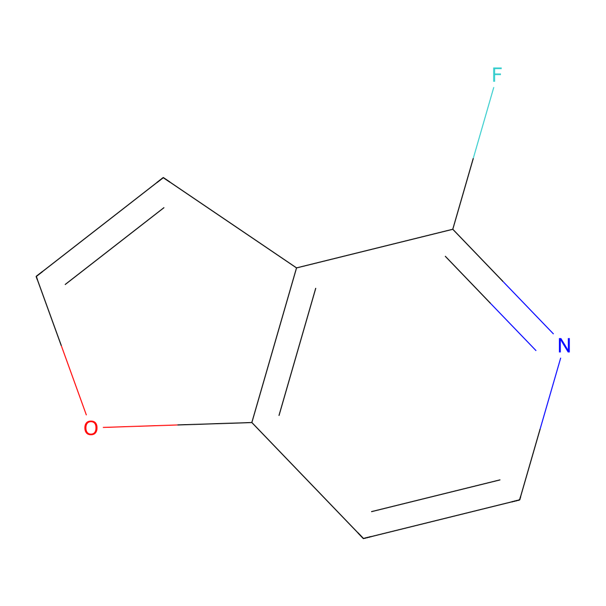 4-Fluorofuro(3,2-c)pyridine molecular structure, CAS 2248386-86-7