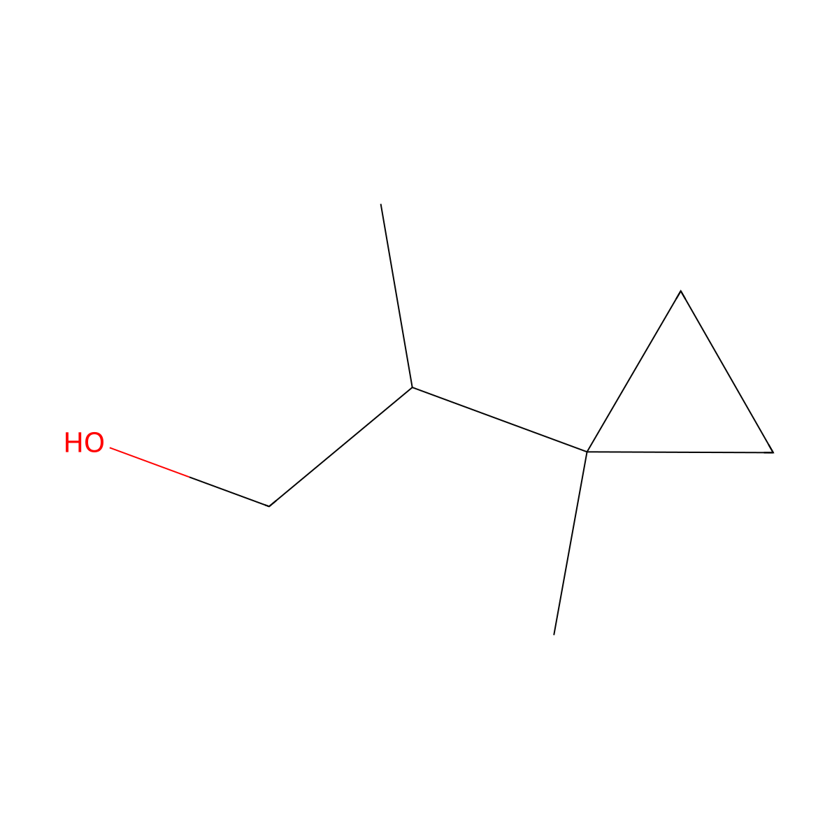 2-(1-Methylcyclopropyl)propan-1-ol molecular structure, CAS 2248393-87-3