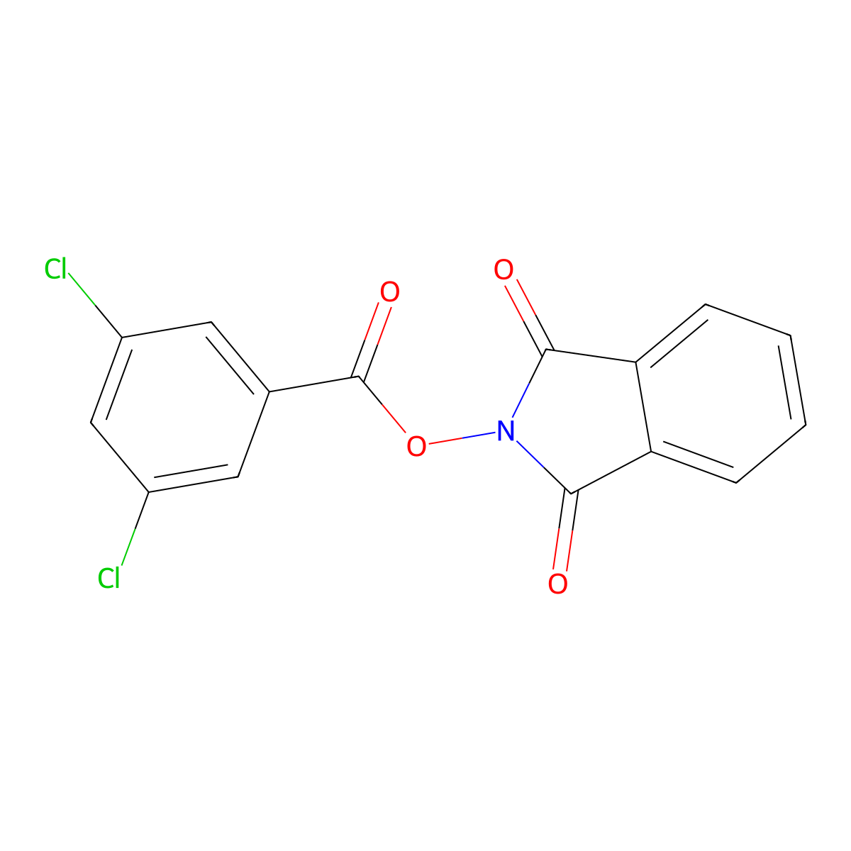 1,3-Dihydro-1,3-dioxo-2H-isoindol-2-YL 3,5-dichlorobenzoate molecular structure, CAS 2248396-96-3