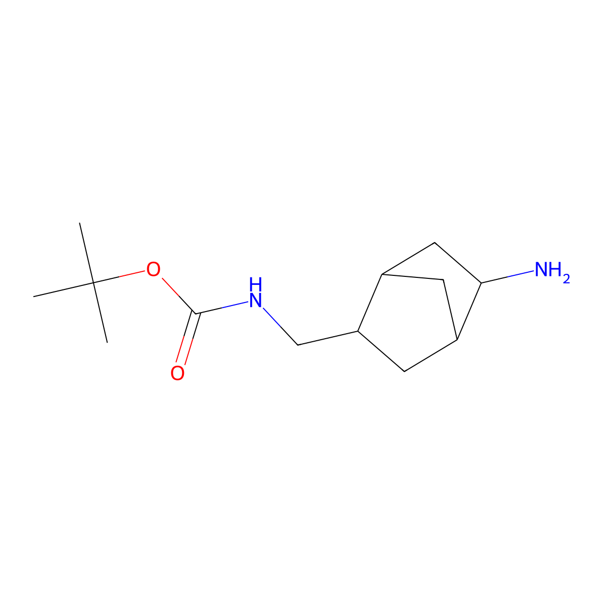 tert-butyl N-({5-aminobicyclo[2.2.1]heptan-2-yl}methyl)carbamate molecular structure, CAS 2248400-22-6