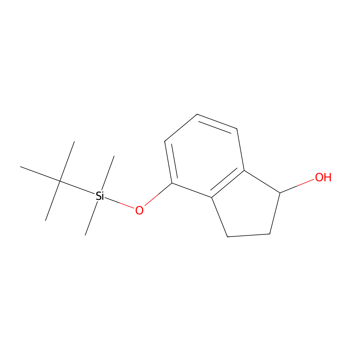 (S)-4-((Tert-butyldimethylsilyl)oxy)-2,3-dihydro-1H-inden-1-OL molecular structure, CAS 2248638-09-5