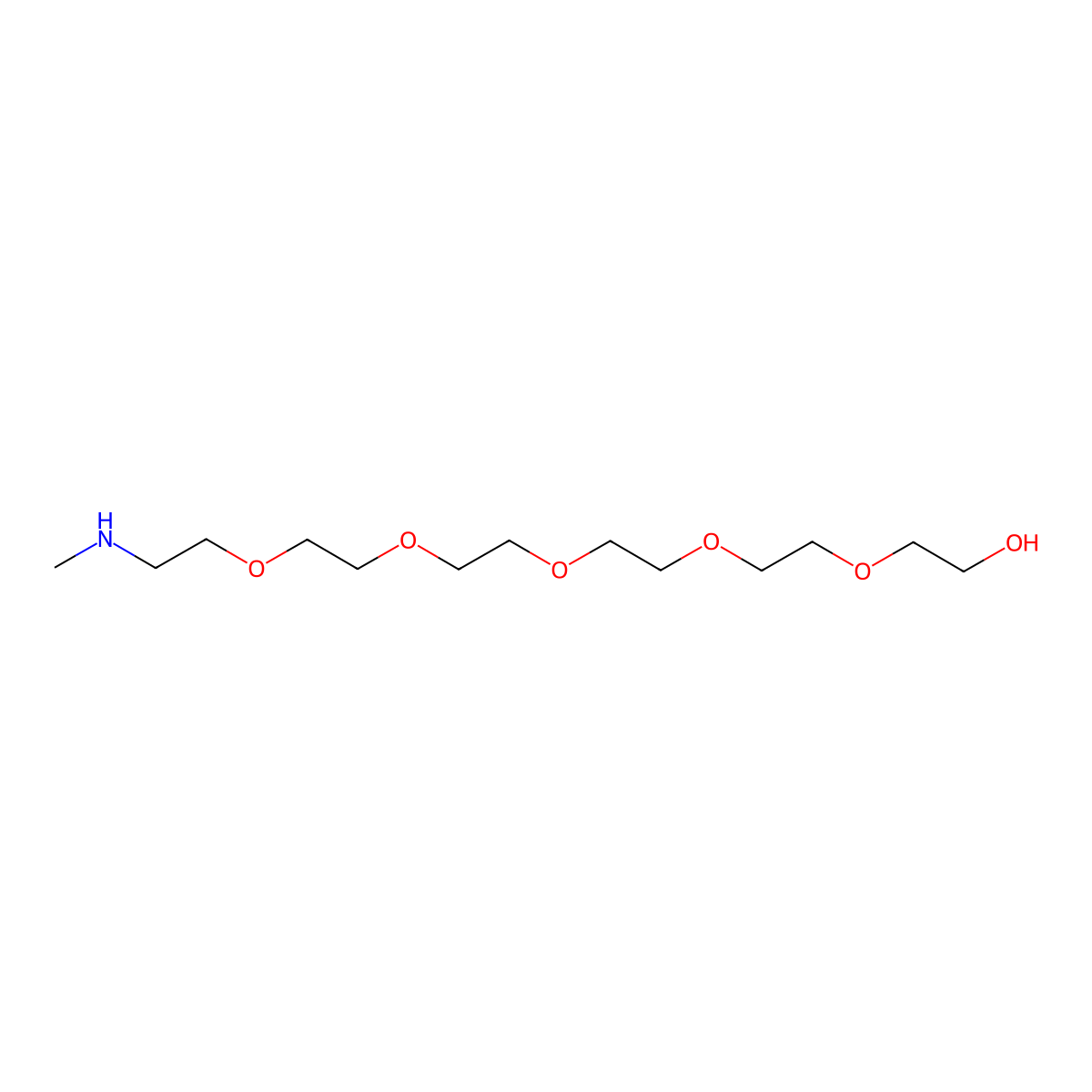 MeNH-PEG6-OH molecular structure, CAS 2248764-53-4