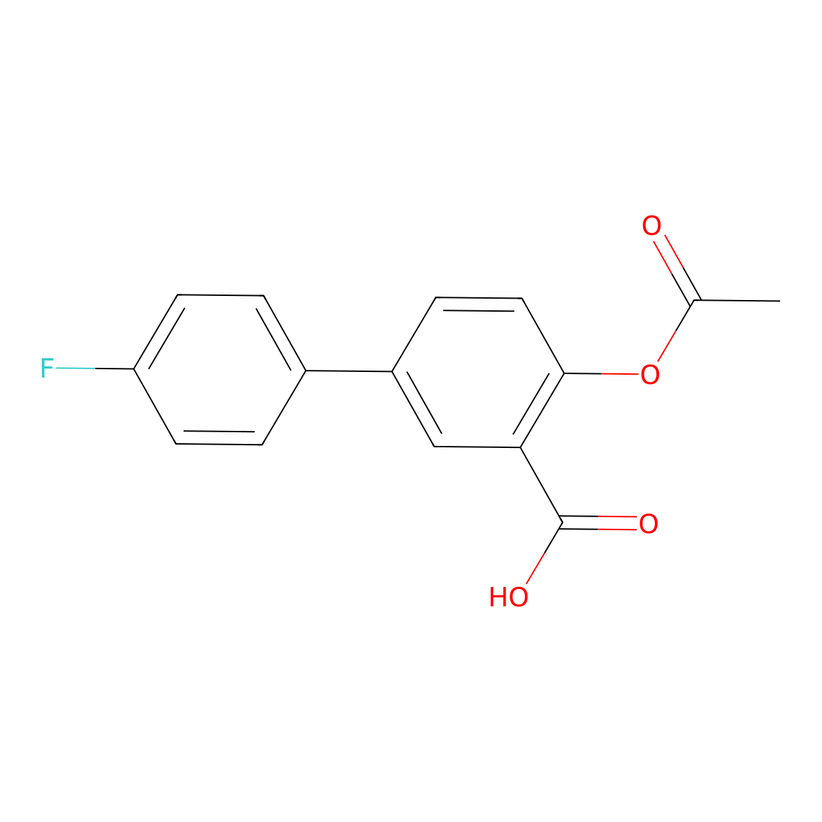 Flufenisal molecular structure, CAS 22494-27-5