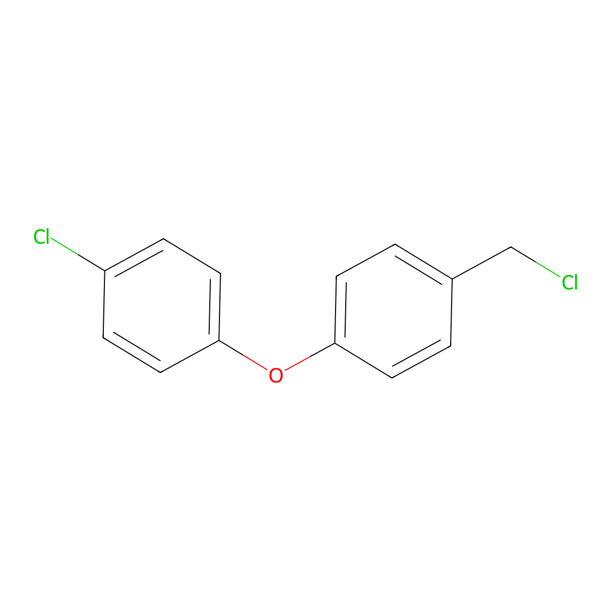 1-(4-(Chloromethyl)phenoxy)-4-chlorobenzene molecular structure, CAS 22494-53-7