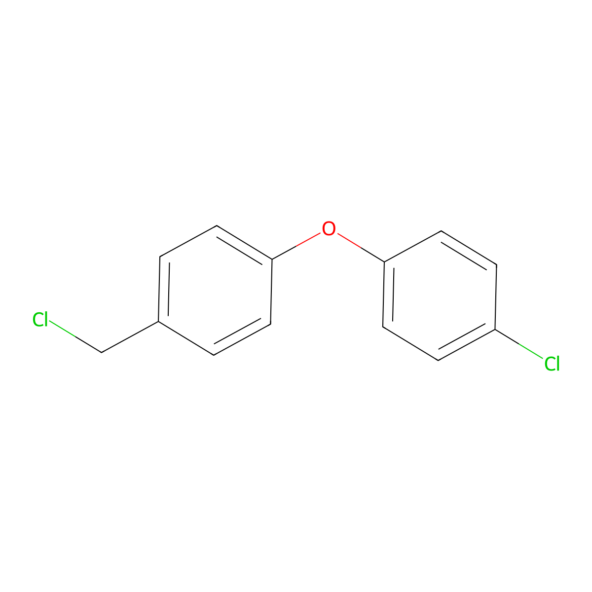 1-(4-(Chloromethyl)phenoxy)-4-chlorobenzene molecular structure, CAS 22494-53-7